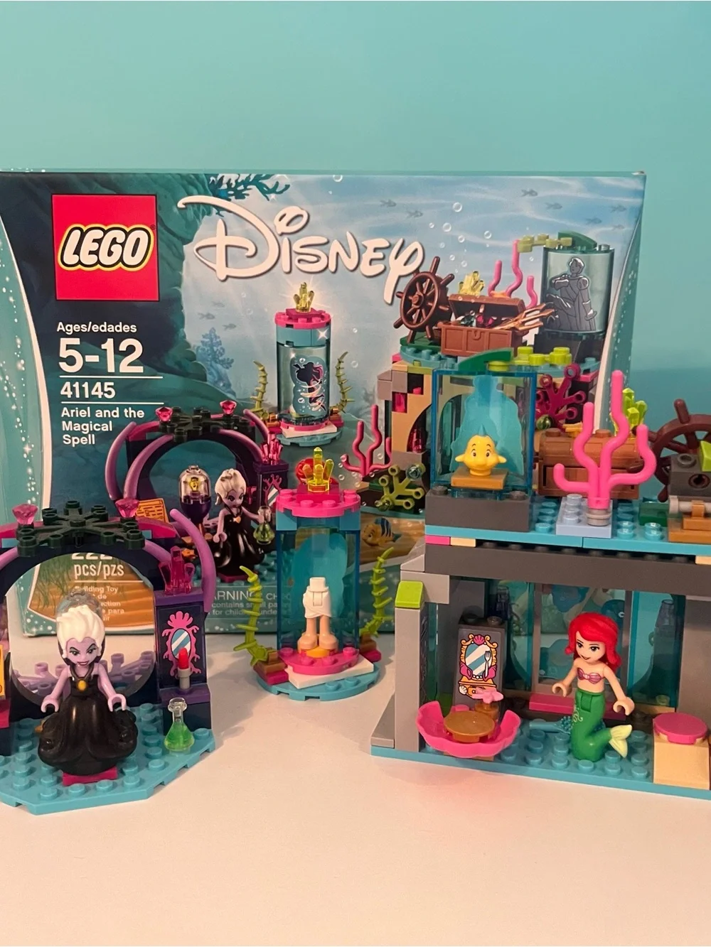LEGO Disney Ariel Undersea Adventure Playset - Red, Pink, Blue, Green, Yellow